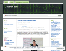 Tablet Screenshot of literacybeat.com
